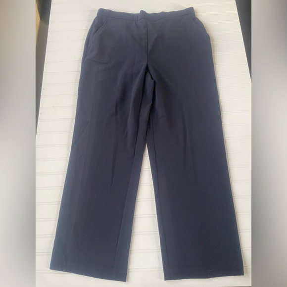 Croft & Barrow- Navy Slacks 14 Short - Picture 2 of 5